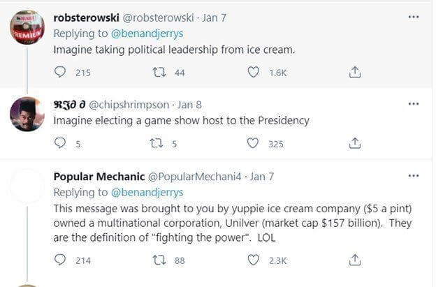 Cause Marketing Statistics: 20+ Examples of the Power of Social Impact in 2021 3 benandjerrys twitter 2