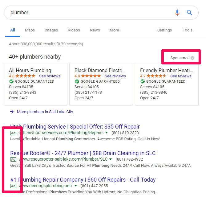 google search network