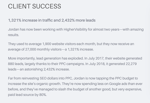 What Is Outsourced Lead Generation? How to Generate Leads In 2021 5 HV client success